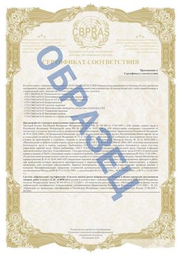 Образец Приложение к СТО 01.064.00220722.2-2020 Выселки Сертификат СТО 01.064.00220722.2-2020 